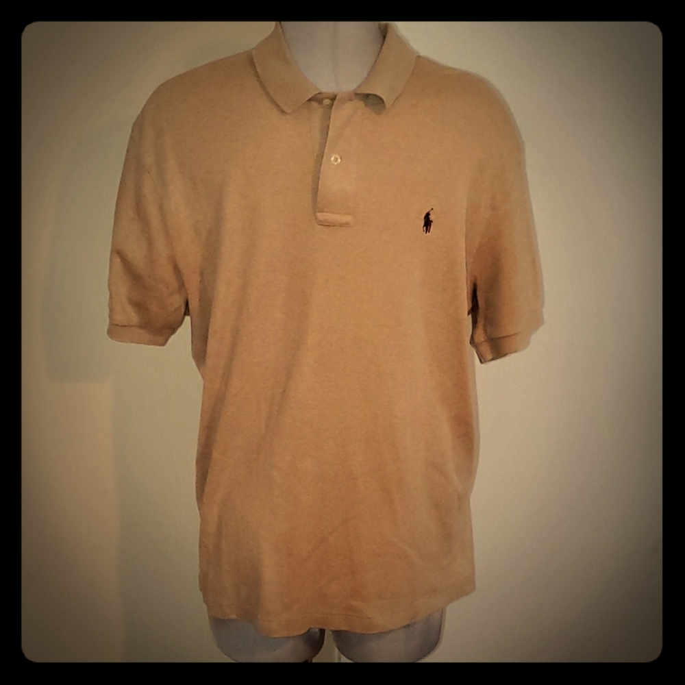 Polo by Ralph Lauren soft oatmeal polo